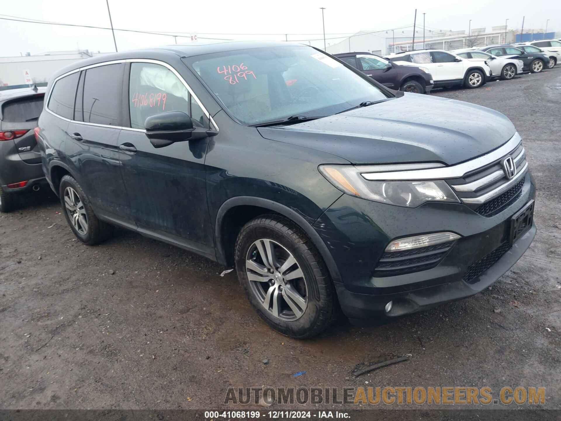 5FNYF6H77GB019484 HONDA PILOT 2016