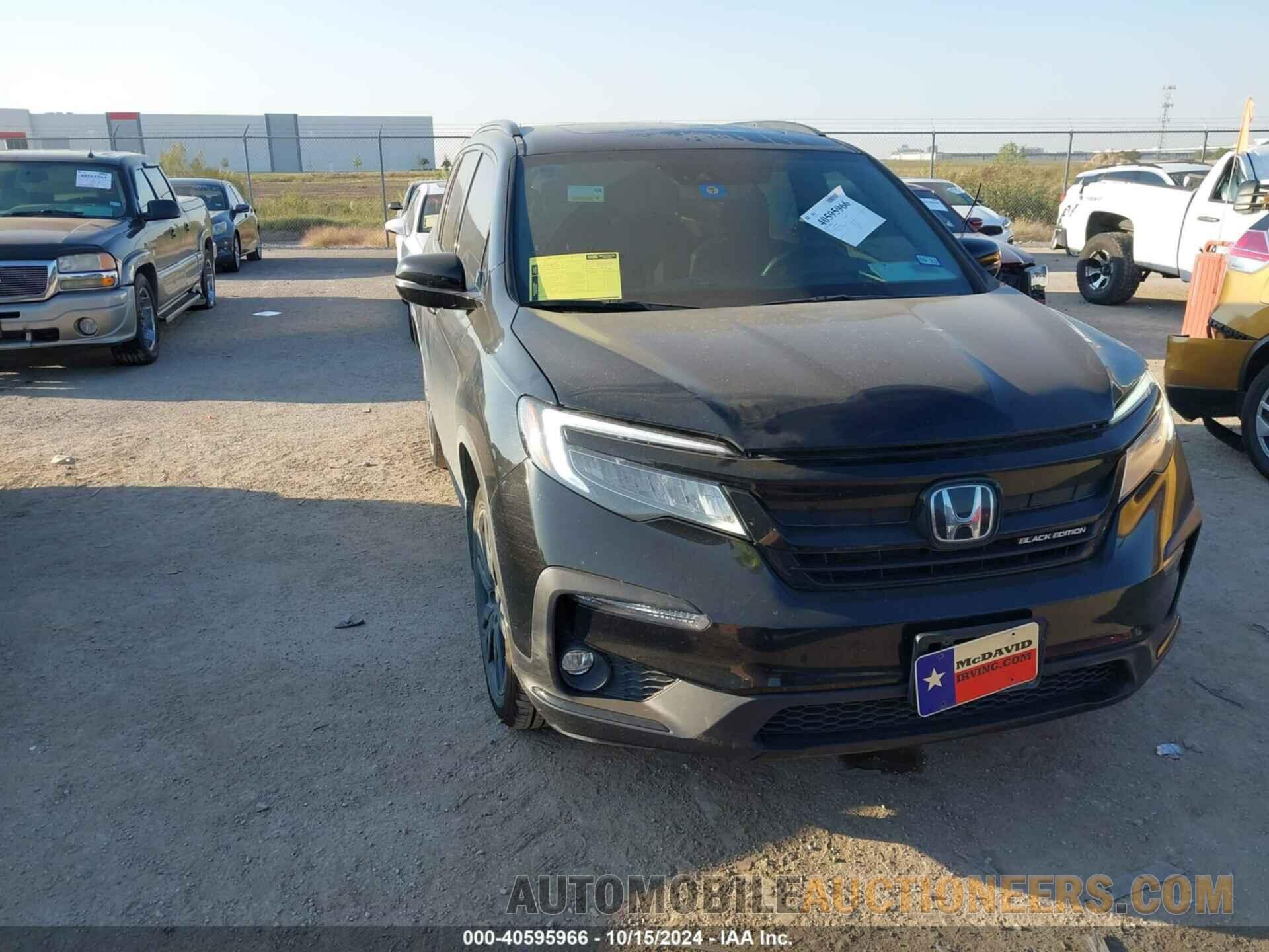 5FNYF6H77NB003783 HONDA PILOT 2022