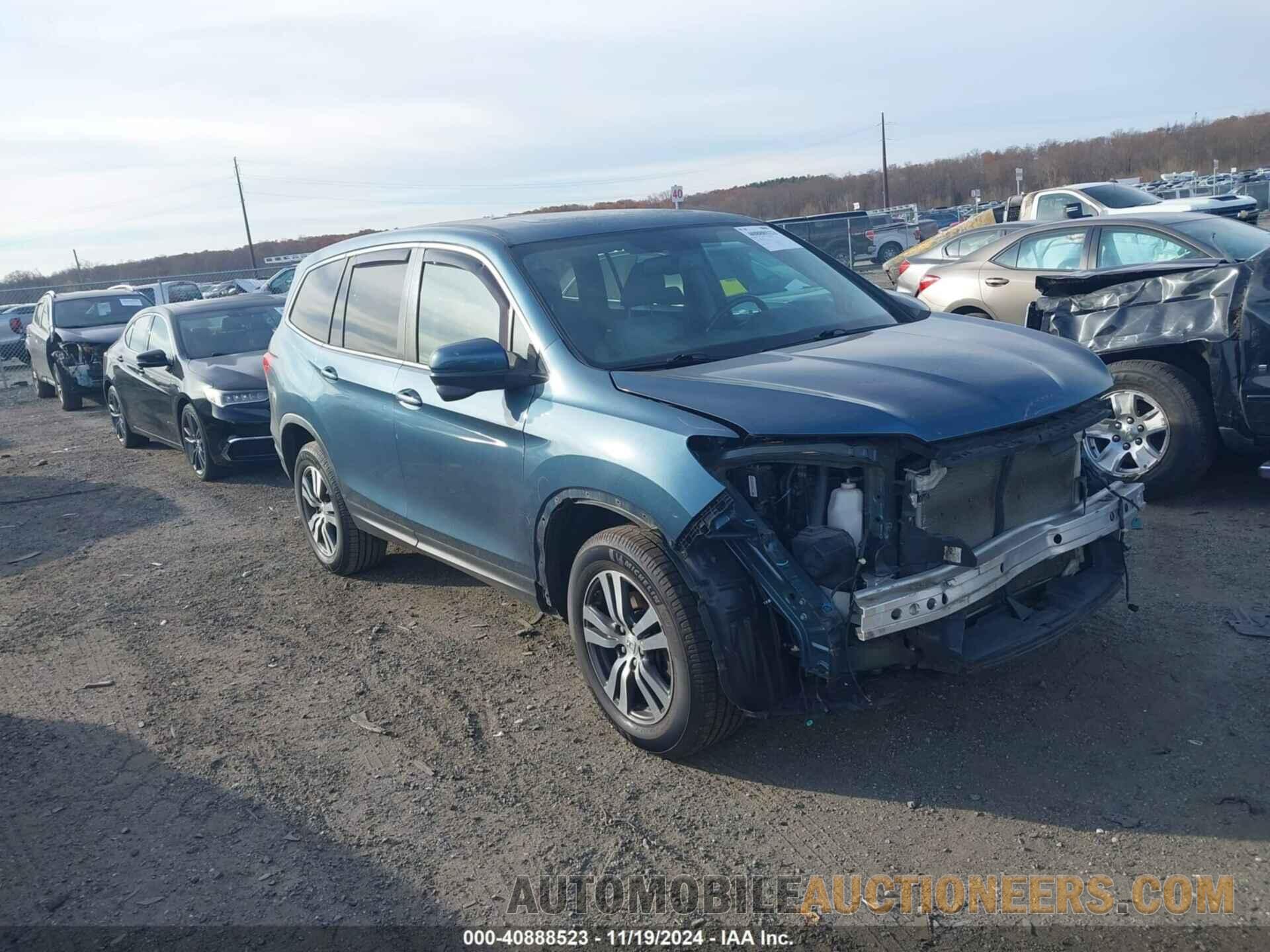 5FNYF6H81HB075026 HONDA PILOT 2017