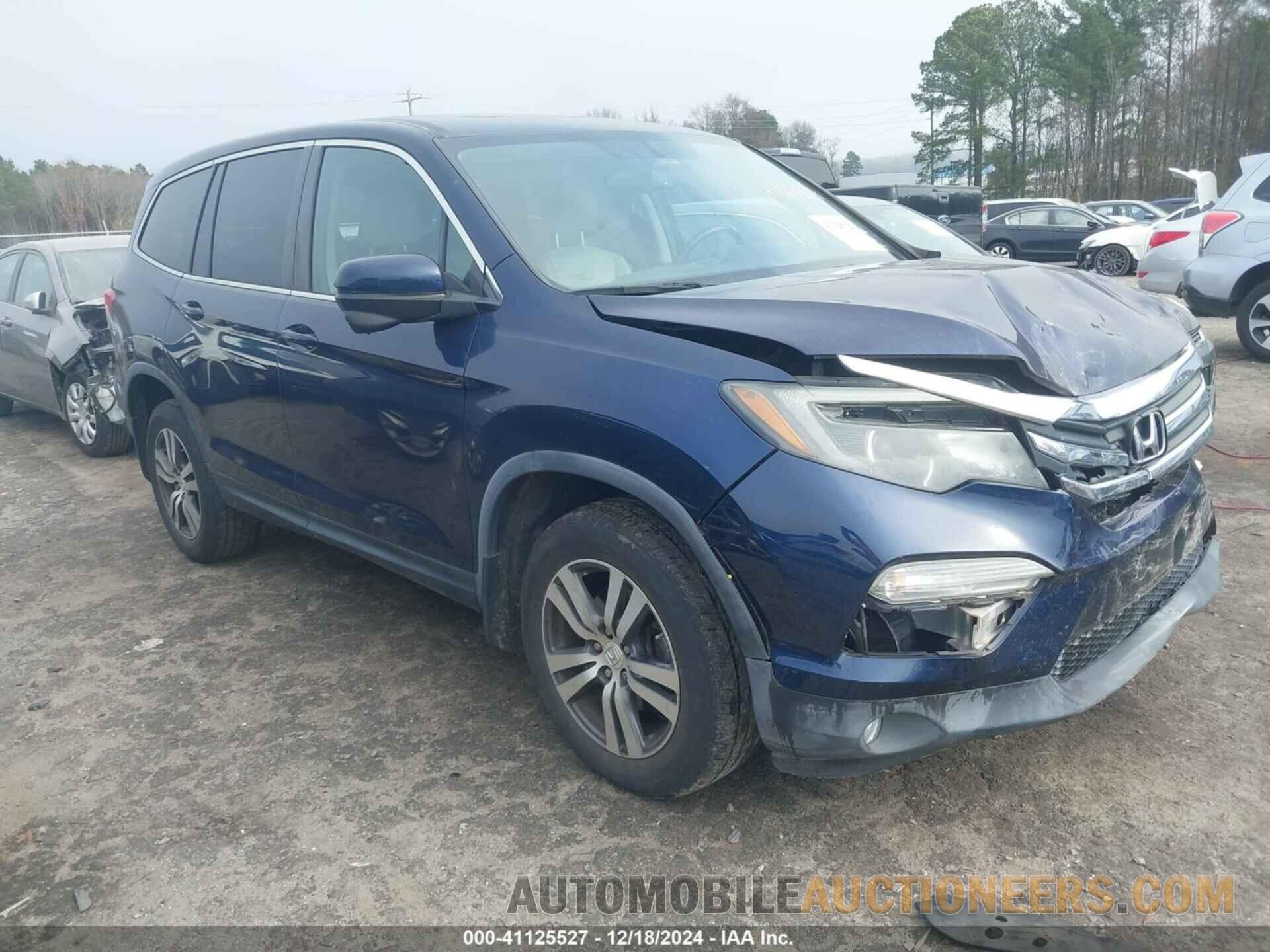 5FNYF6H83HB003745 HONDA PILOT 2017