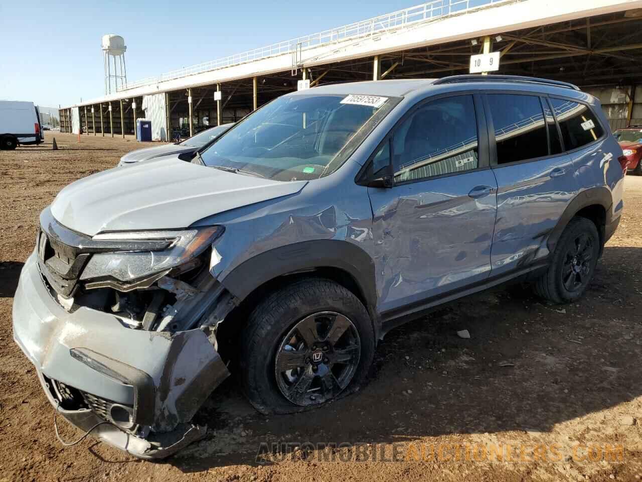 5FNYF6H85NB100411 HONDA PILOT 2022