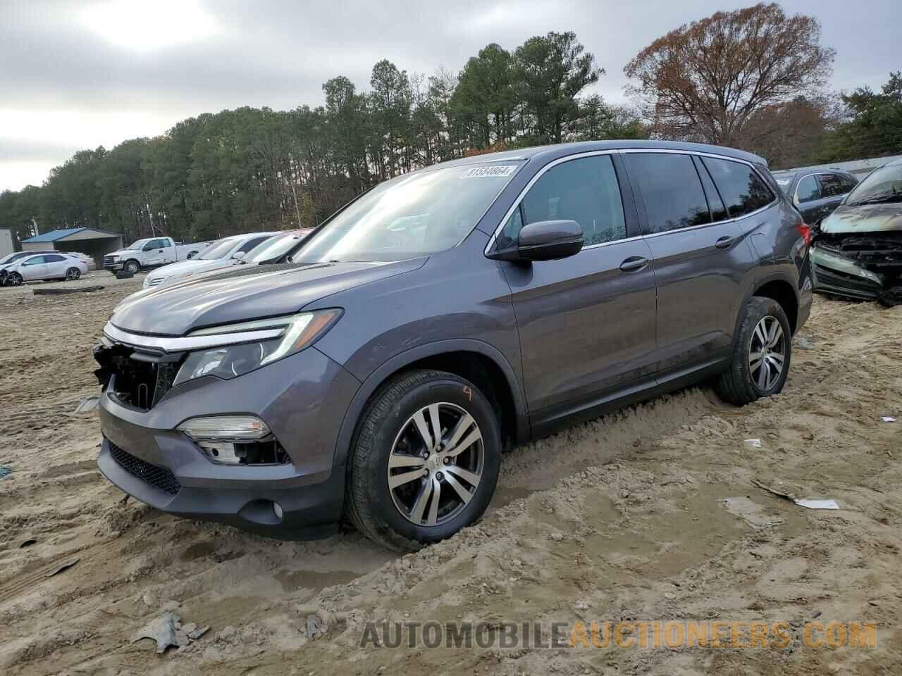 5FNYF6H88HB070938 HONDA PILOT 2017