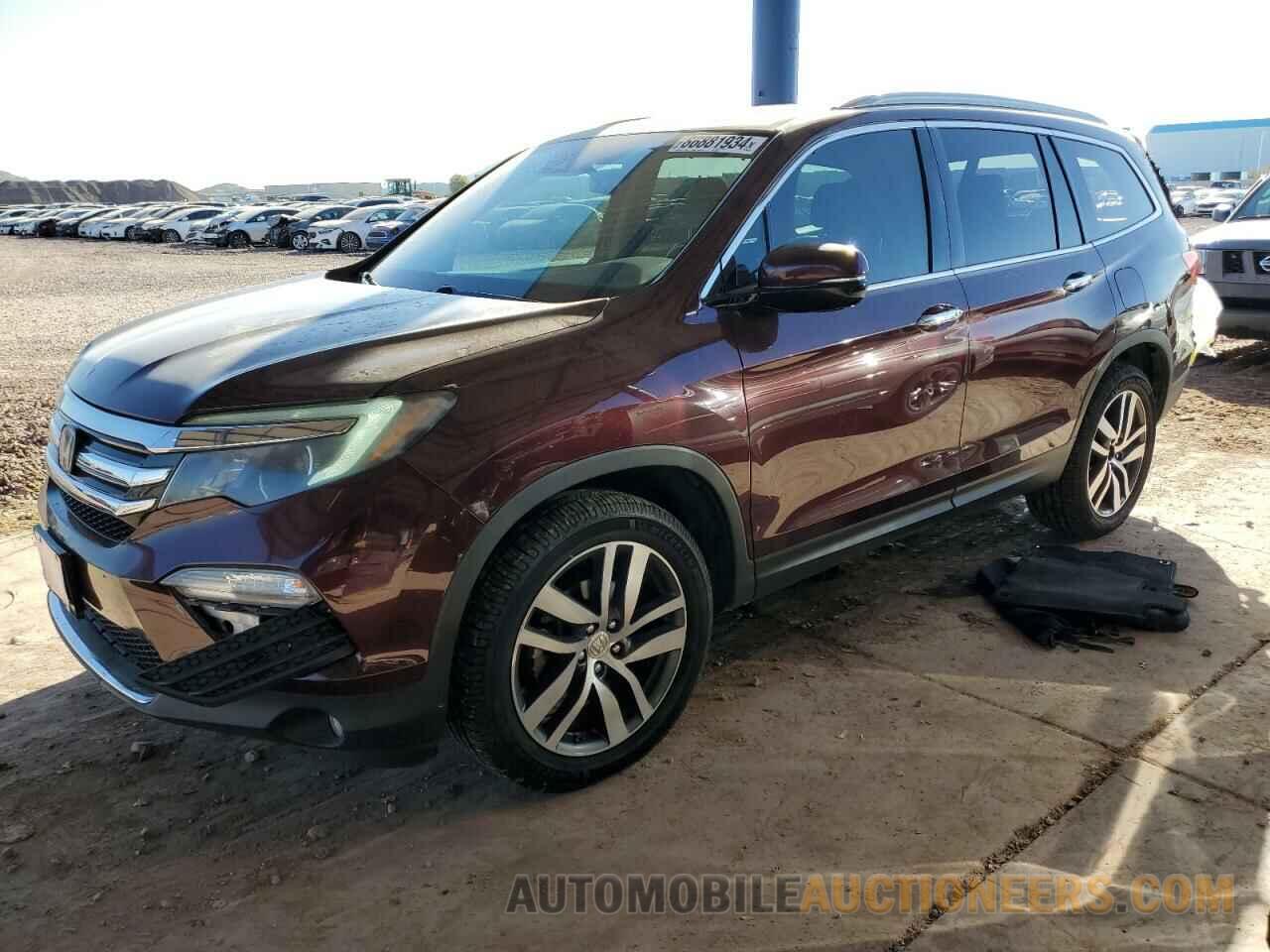 5FNYF6H92GB101866 HONDA PILOT 2016