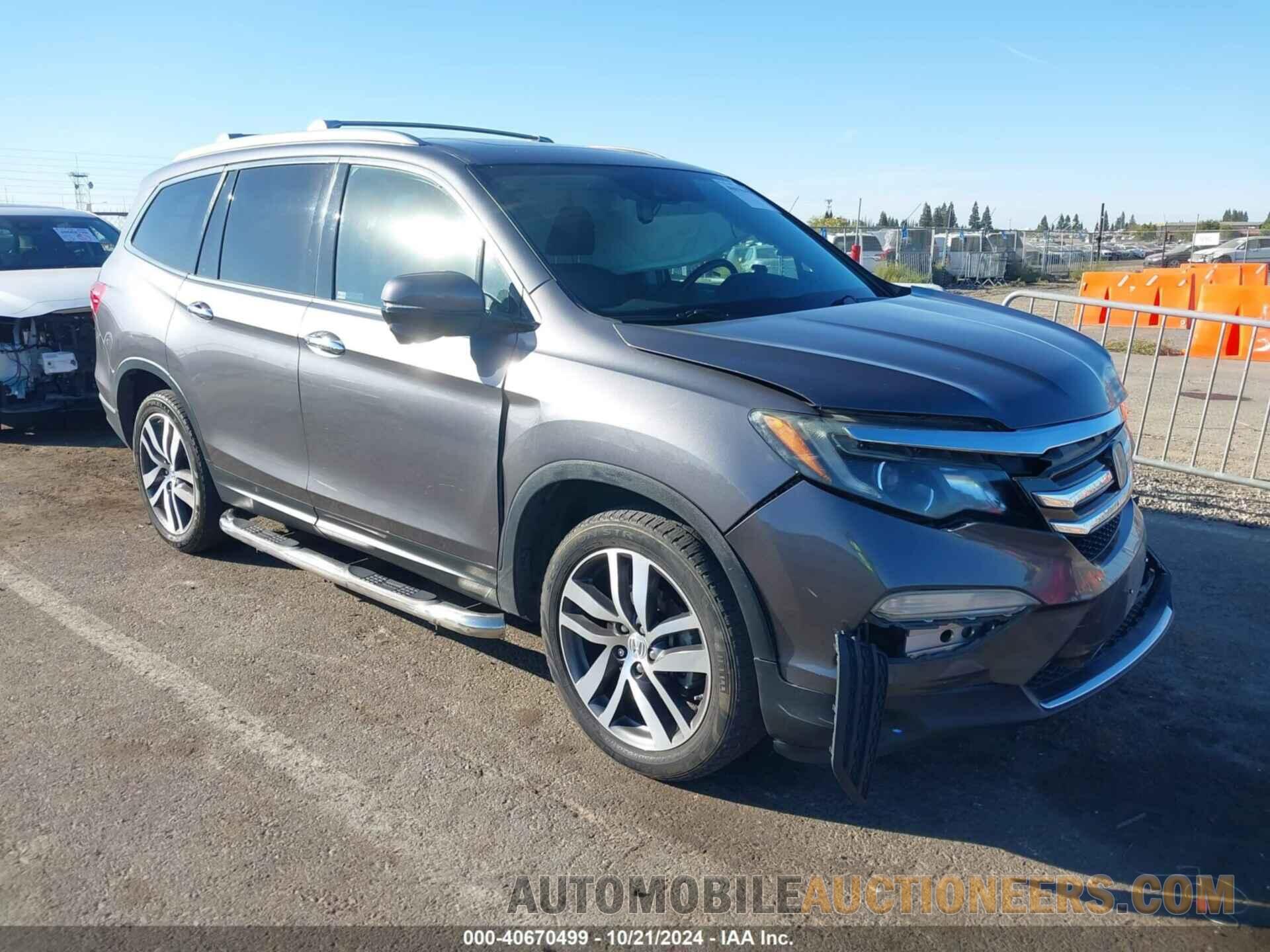 5FNYF6H92JB033866 HONDA PILOT 2018