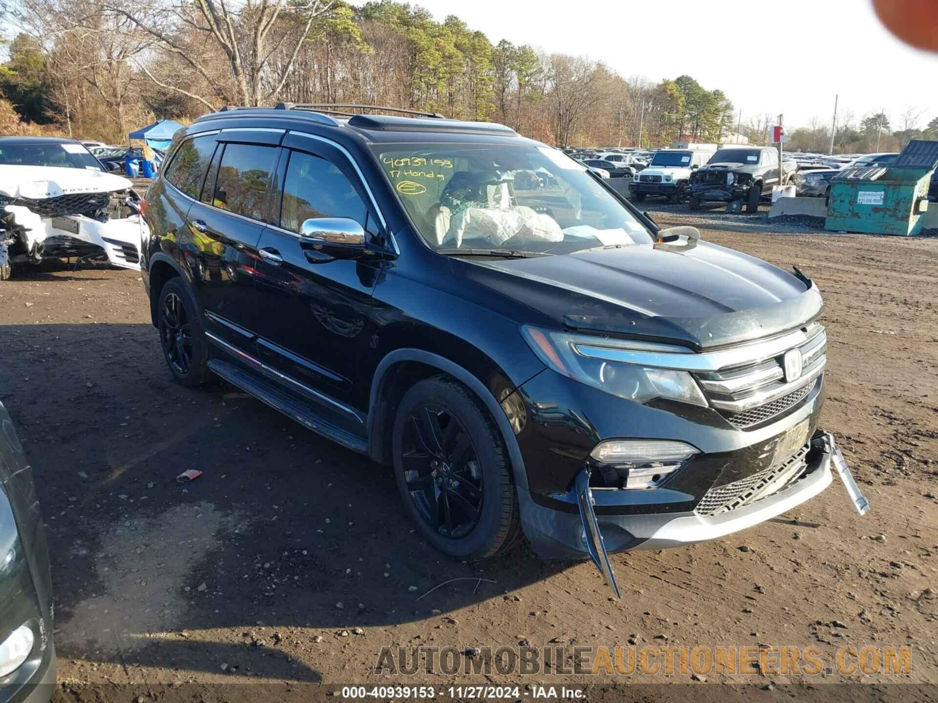 5FNYF6H94HB047455 HONDA PILOT 2017