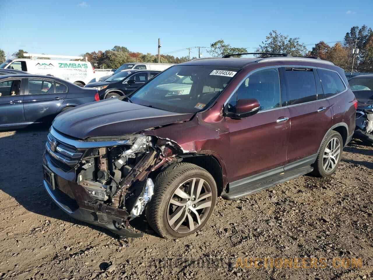 5FNYF6H94HB053210 HONDA PILOT 2017