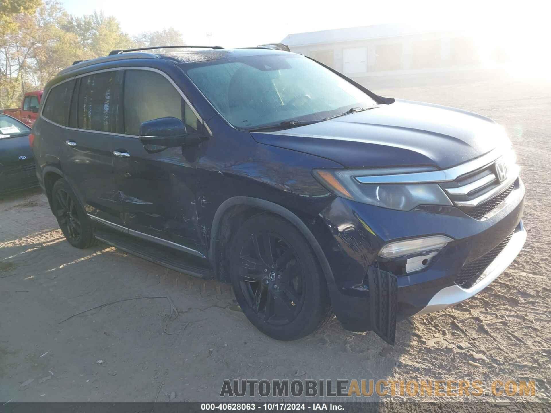 5FNYF6H95GB018125 HONDA PILOT 2016