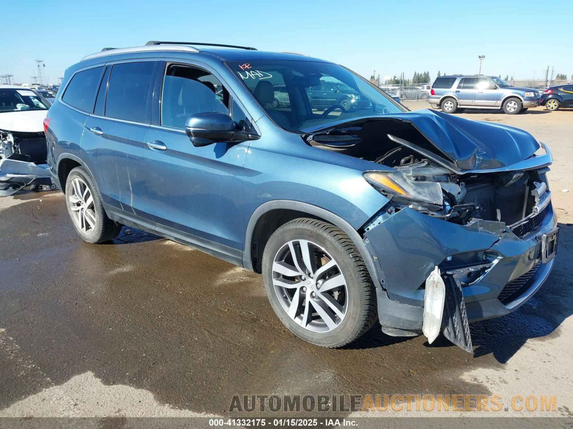 5FNYF6H95GB066899 HONDA PILOT 2016