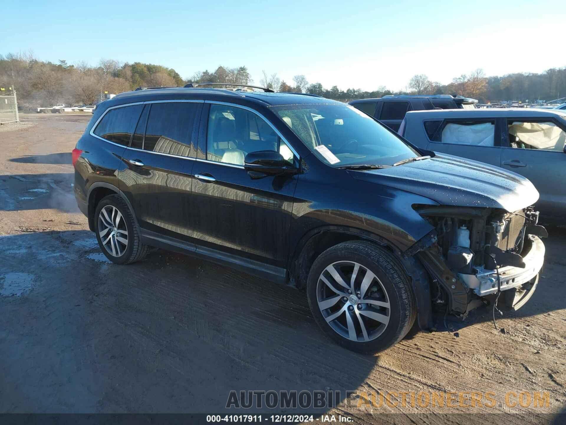 5FNYF6H96GB001107 HONDA PILOT 2016