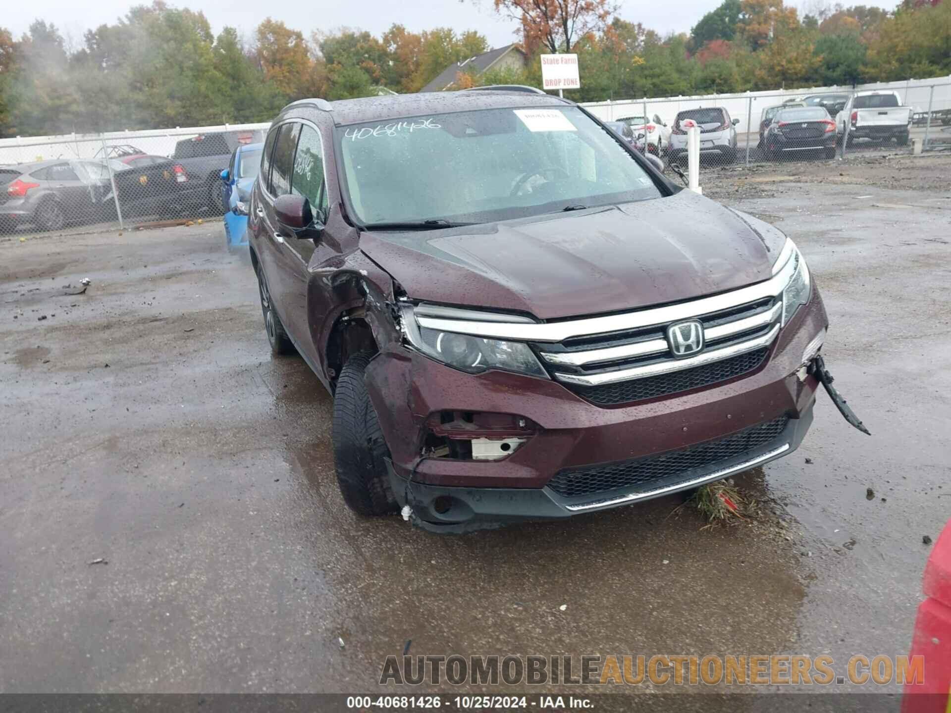 5FNYF6H96HB070607 HONDA PILOT 2017