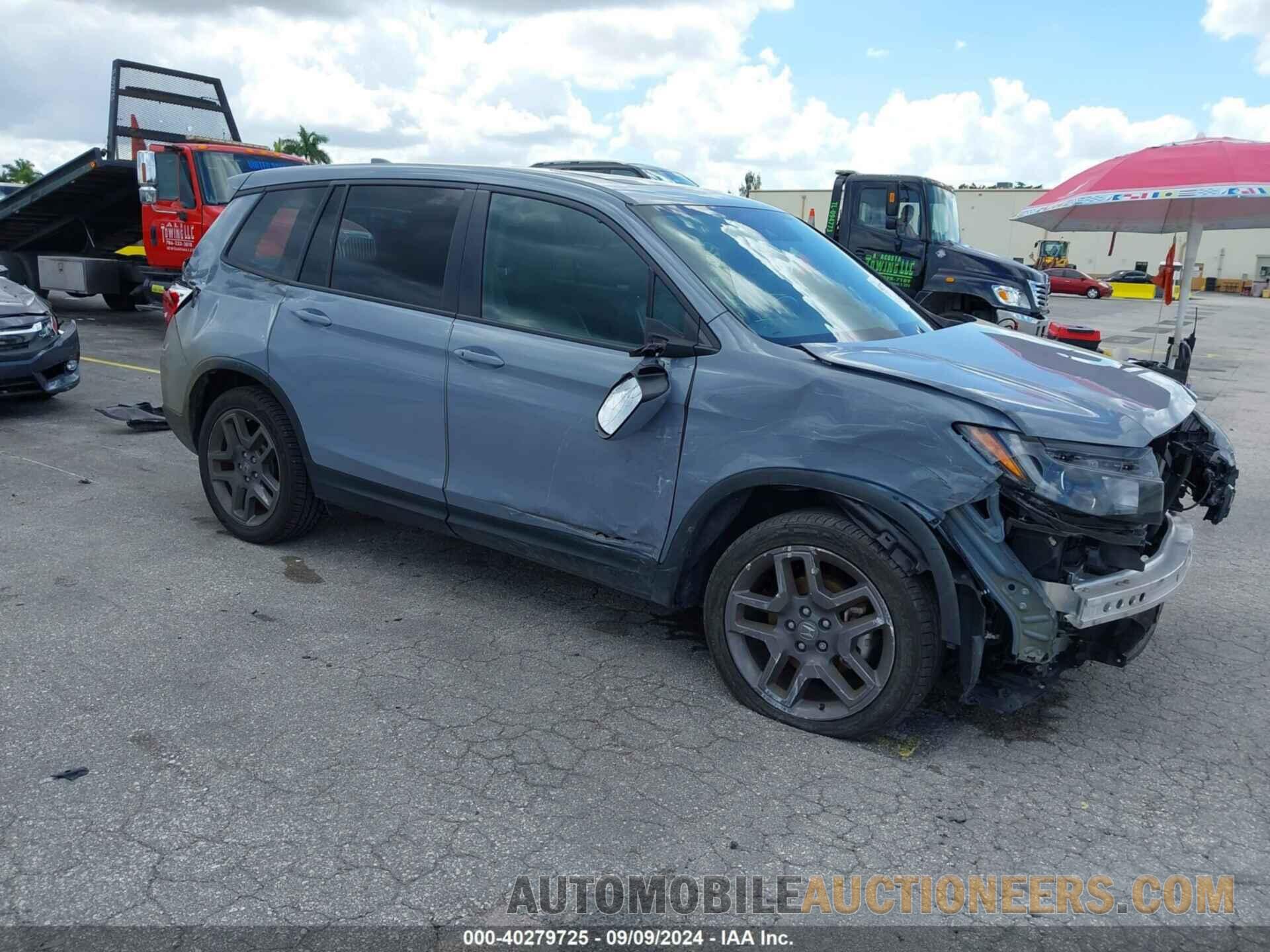 5FNYF7H58NB005031 HONDA PASSPORT 2022