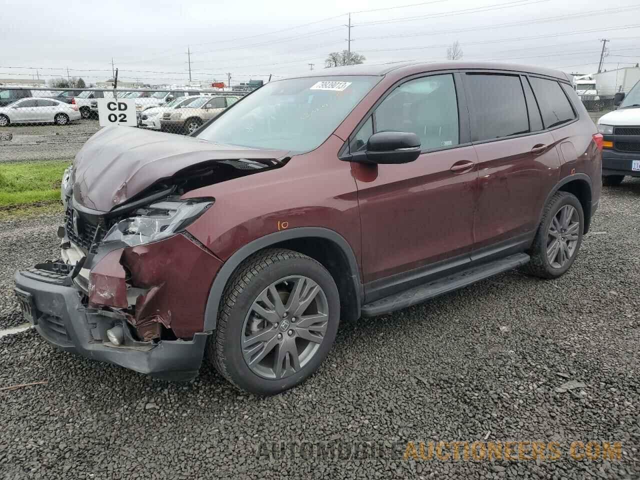 5FNYF8H55KB013377 HONDA PASSPORT 2019