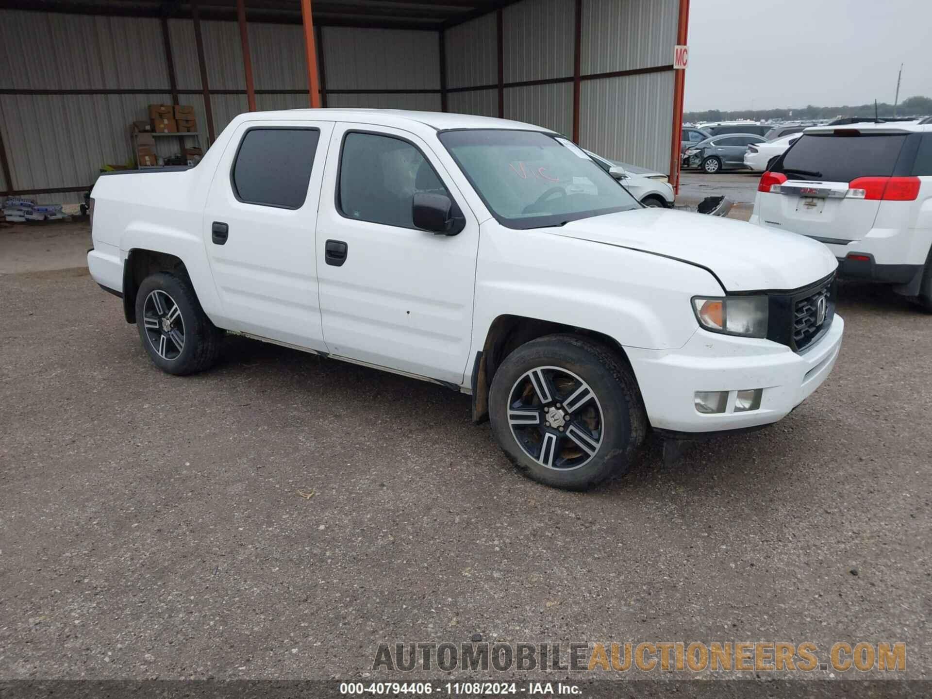 5FPYK1F76CB455021 HONDA RIDGELINE 2012