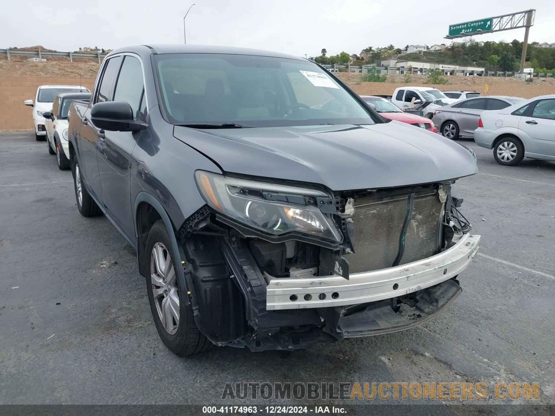 5FPYK2F24HB005109 HONDA RIDGELINE 2017