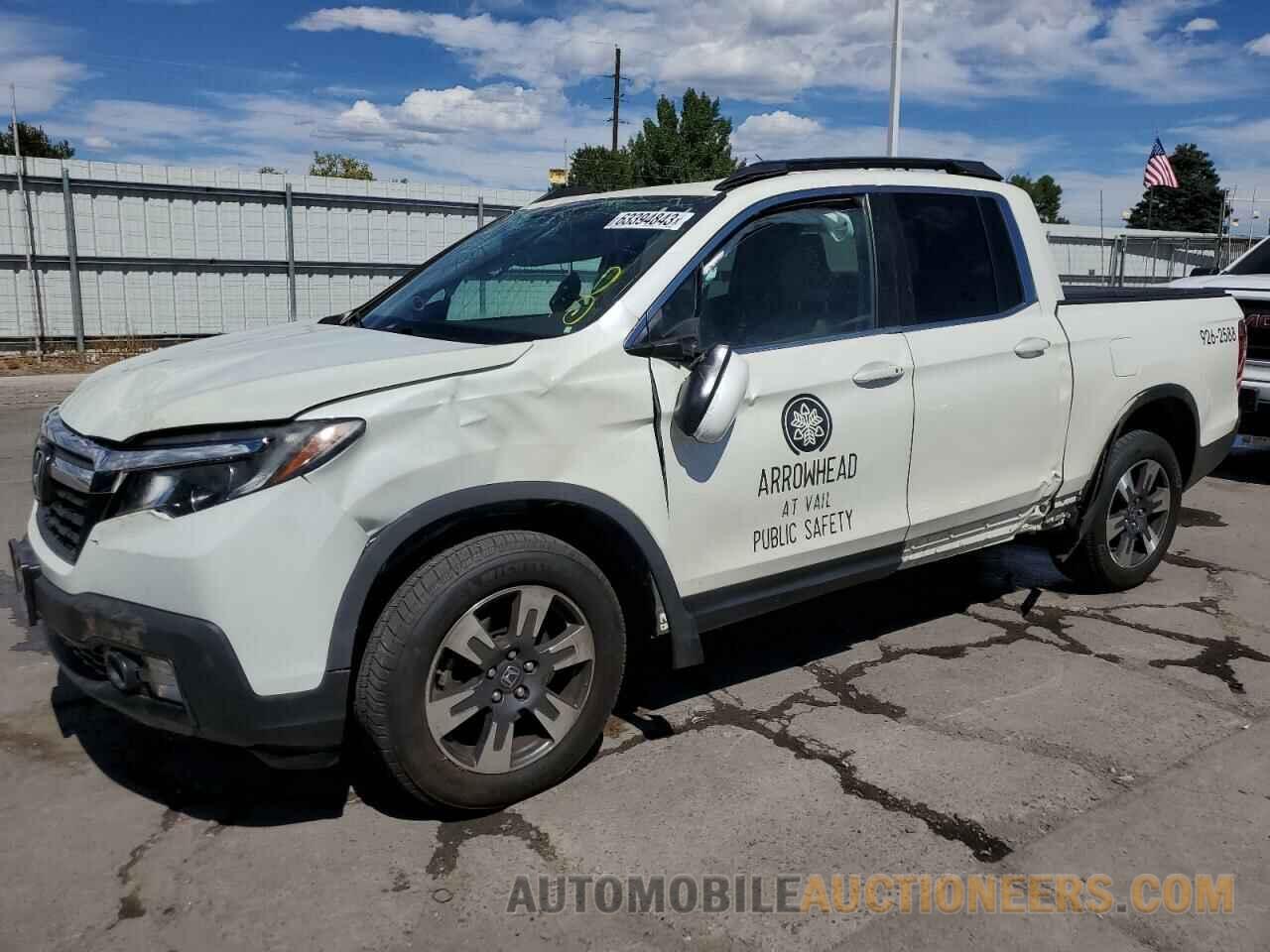 5FPYK3F60KB017399 HONDA RIDGELINE 2019