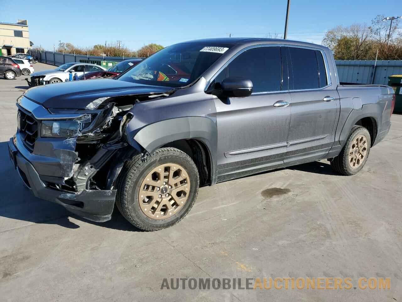 5FPYK3F72NB013917 HONDA RIDGELINE 2022