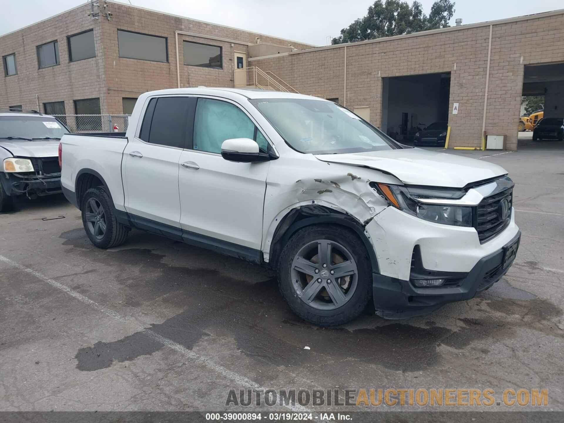 5FPYK3F75NB018836 HONDA RIDGELINE 2022