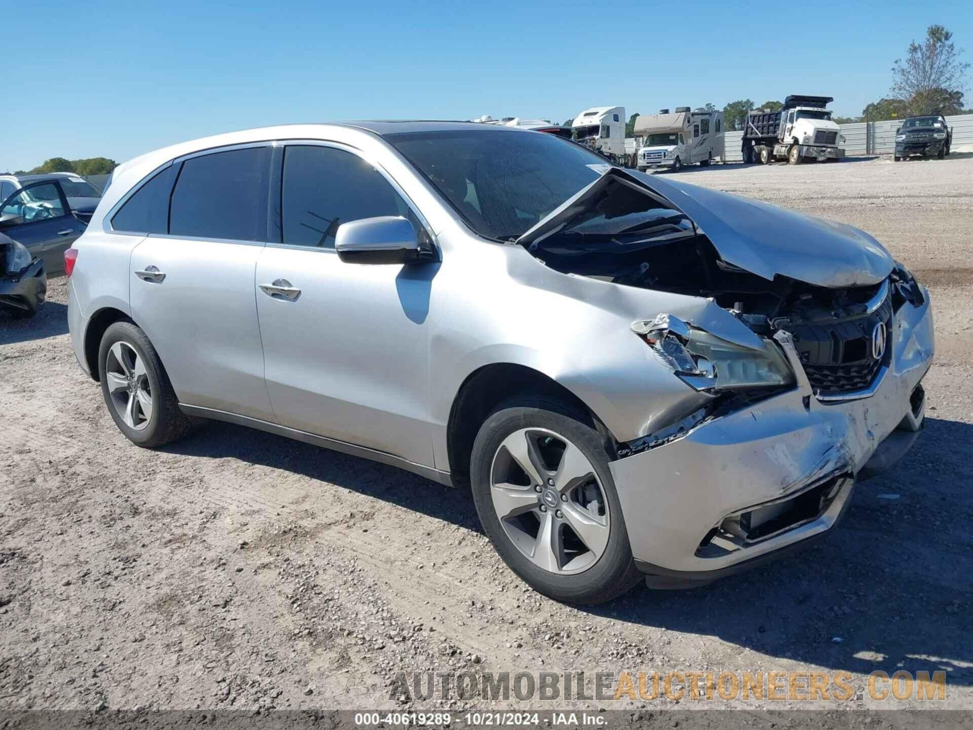 5FRYD3H21EB011899 ACURA MDX 2014