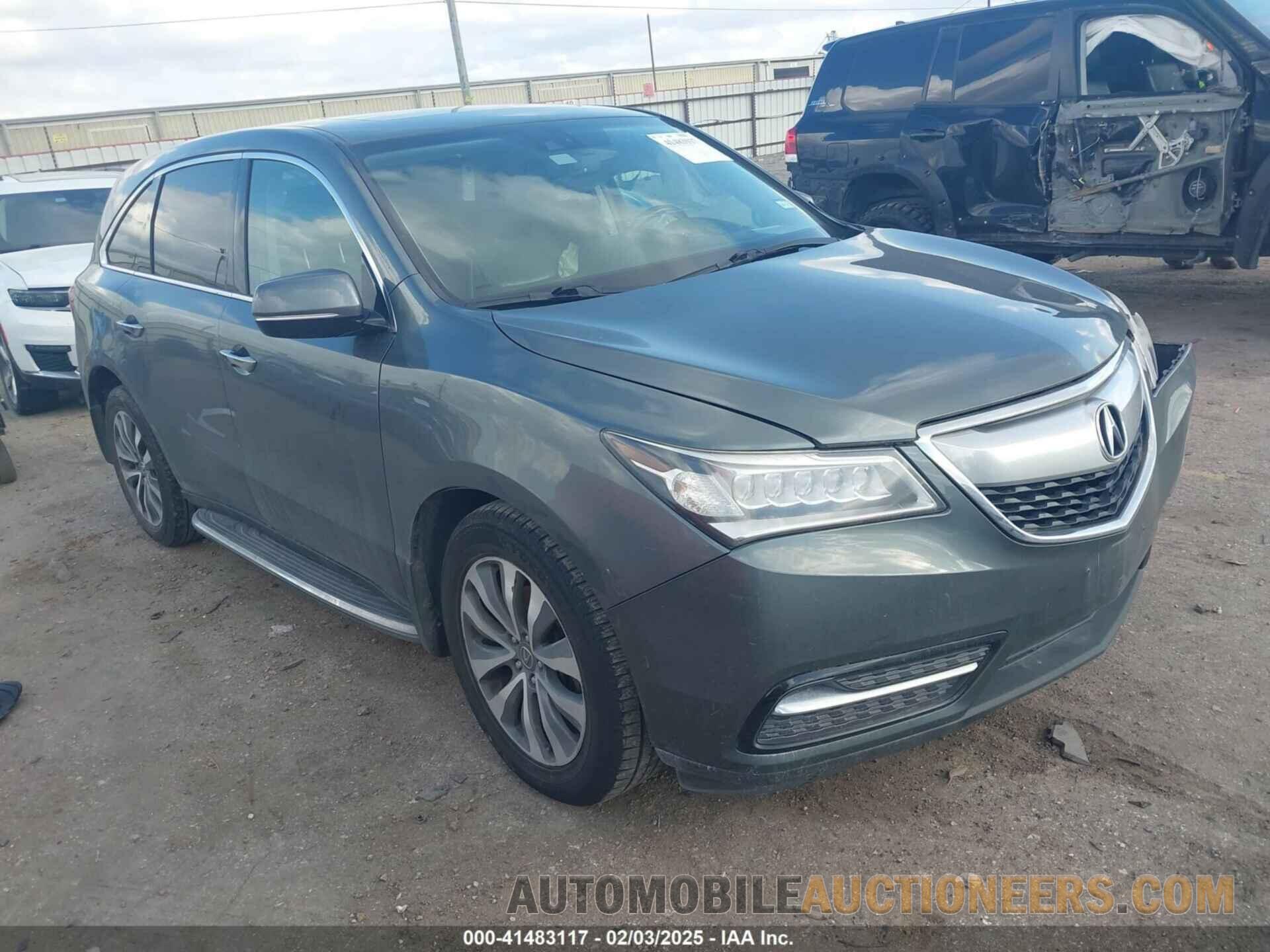 5FRYD3H40EB017646 ACURA MDX 2014