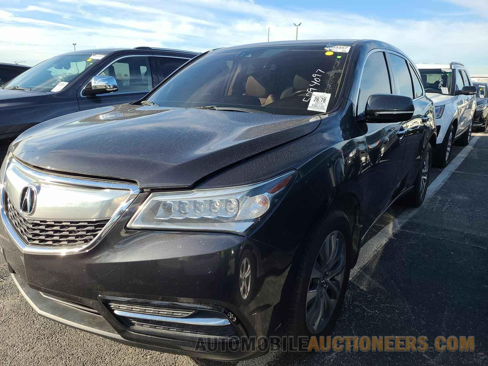 5FRYD3H40GB004527 Acura MDX 2016