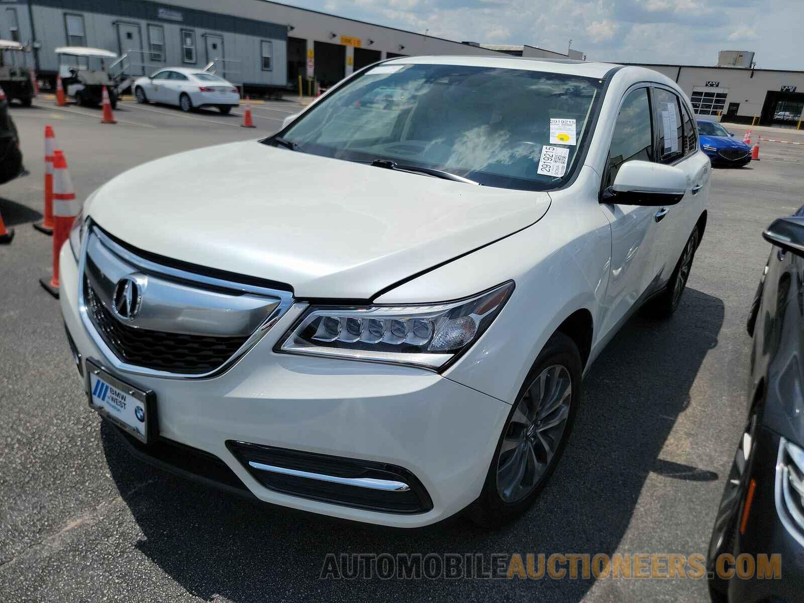 5FRYD3H41GB004570 Acura MDX 2016