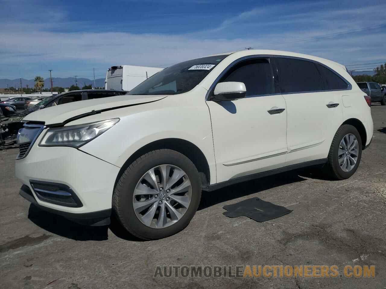 5FRYD3H44GB012100 ACURA MDX 2016