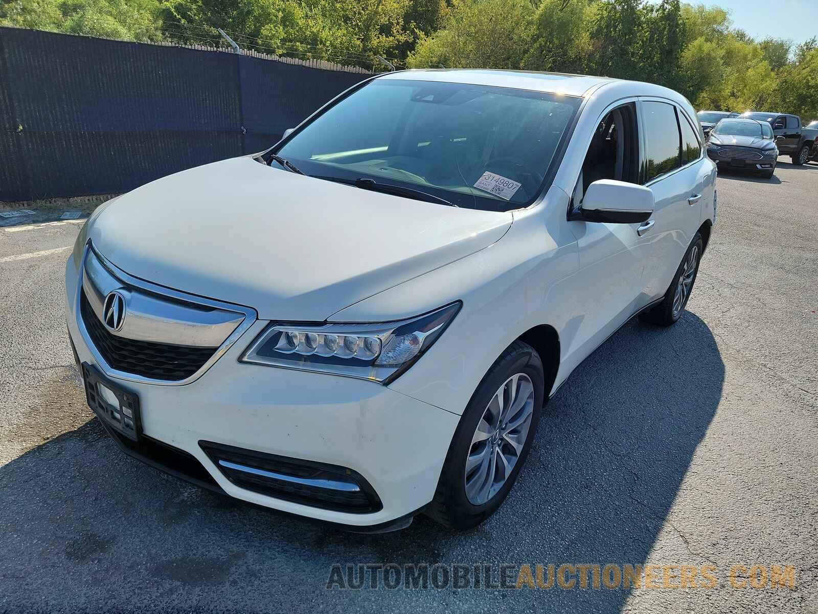 5FRYD3H4XGB002686 Acura MDX 2016