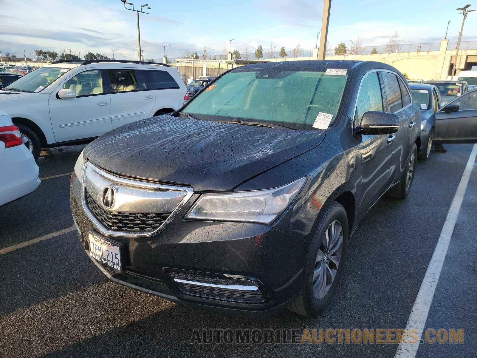 5FRYD3H4XGB008617 Acura MDX 2016