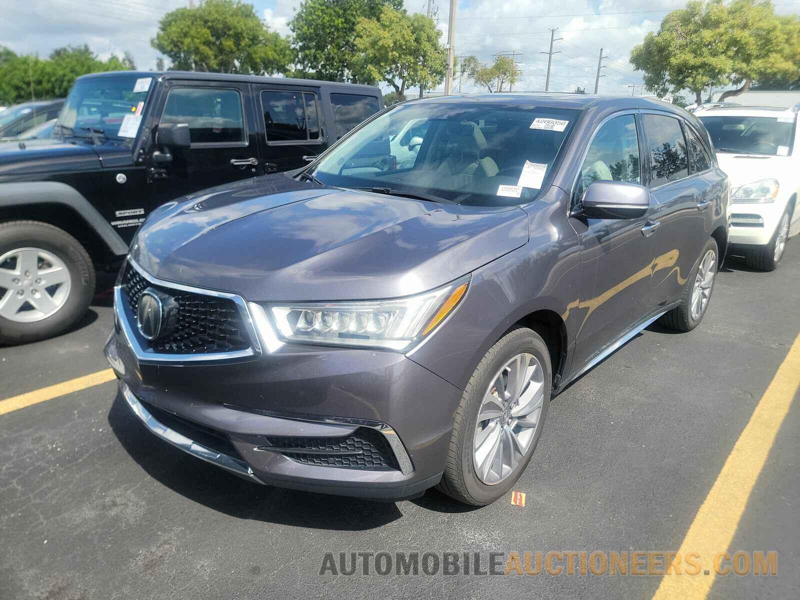 5FRYD3H58HB009176 Acura MDX 2017