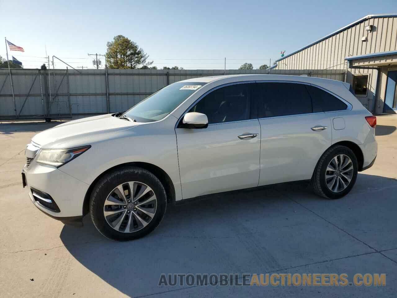 5FRYD3H65GB019042 ACURA MDX 2016