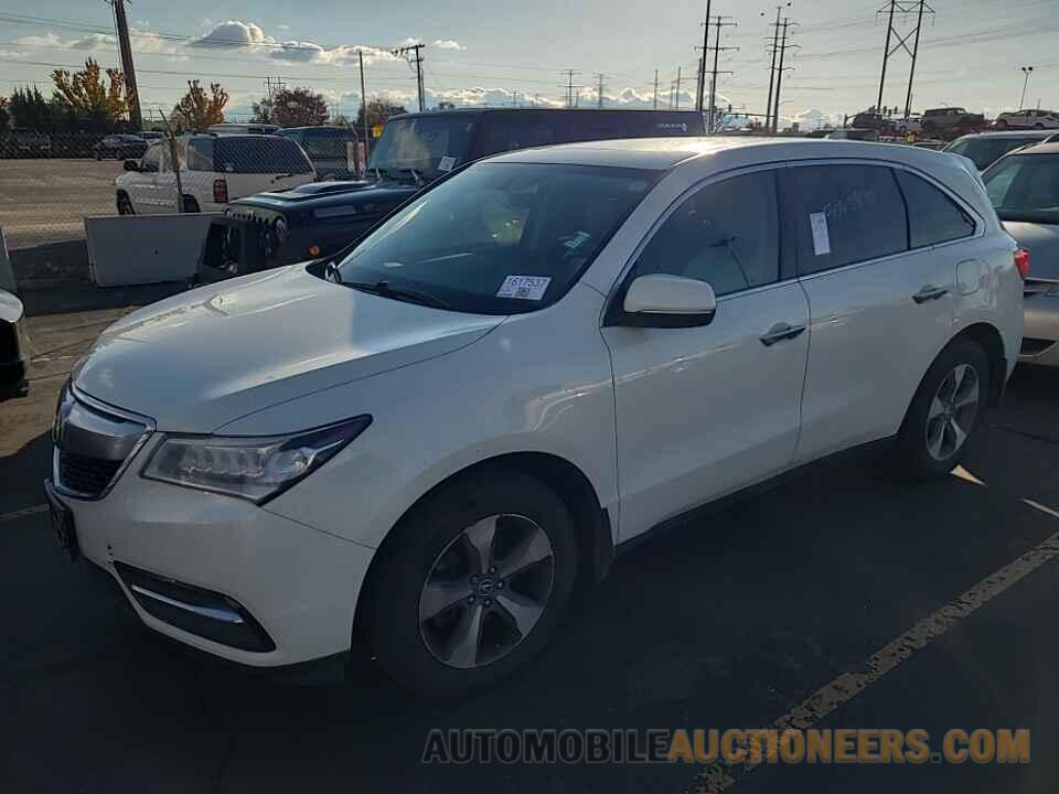 5FRYD4H27GB036167 Acura MDX 2016