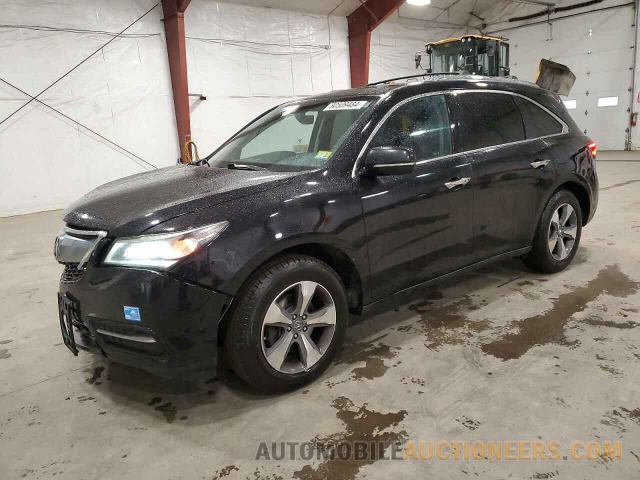 5FRYD4H2XGB039824 ACURA MDX 2016