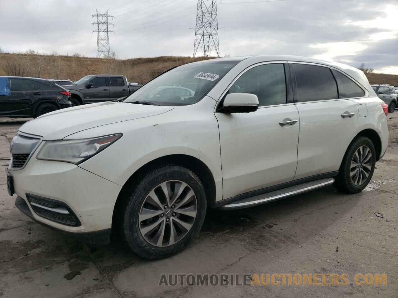 5FRYD4H42GB014577 ACURA MDX 2016