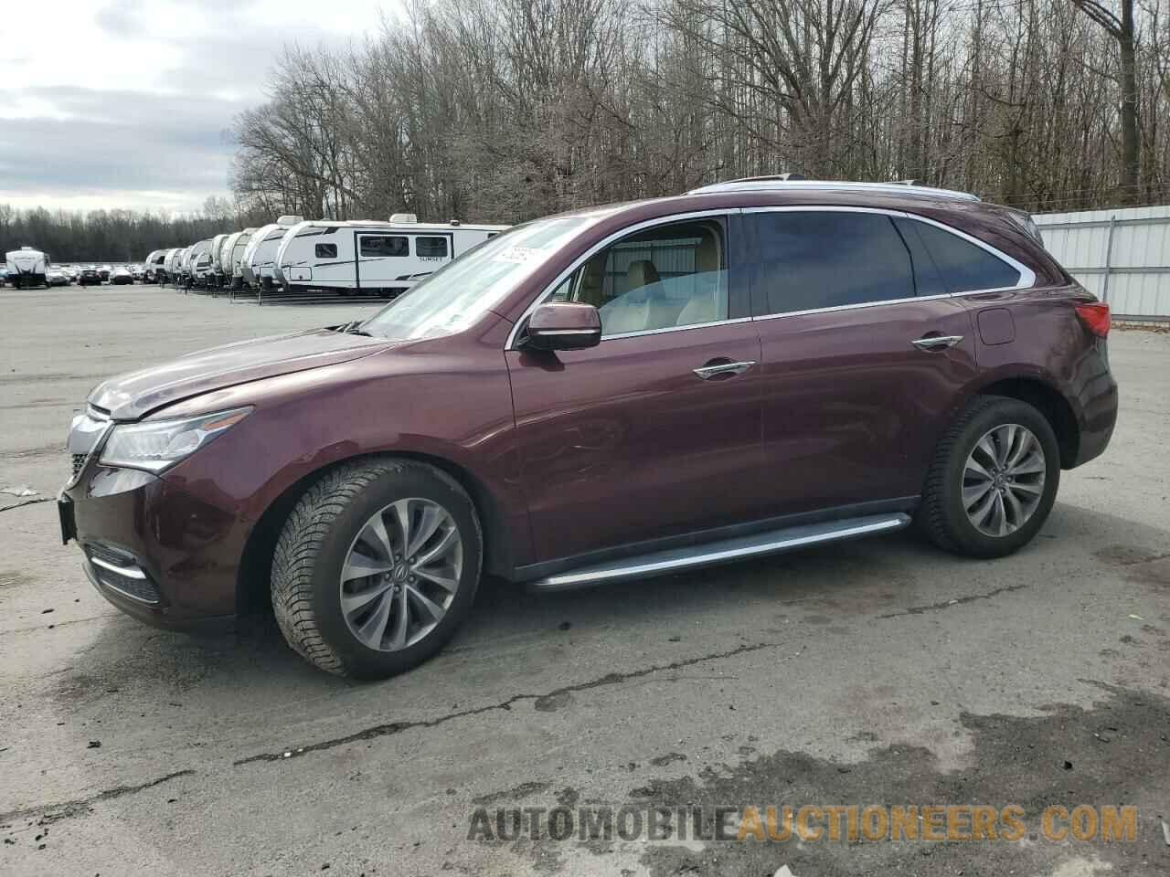 5FRYD4H44GB007114 ACURA MDX 2016