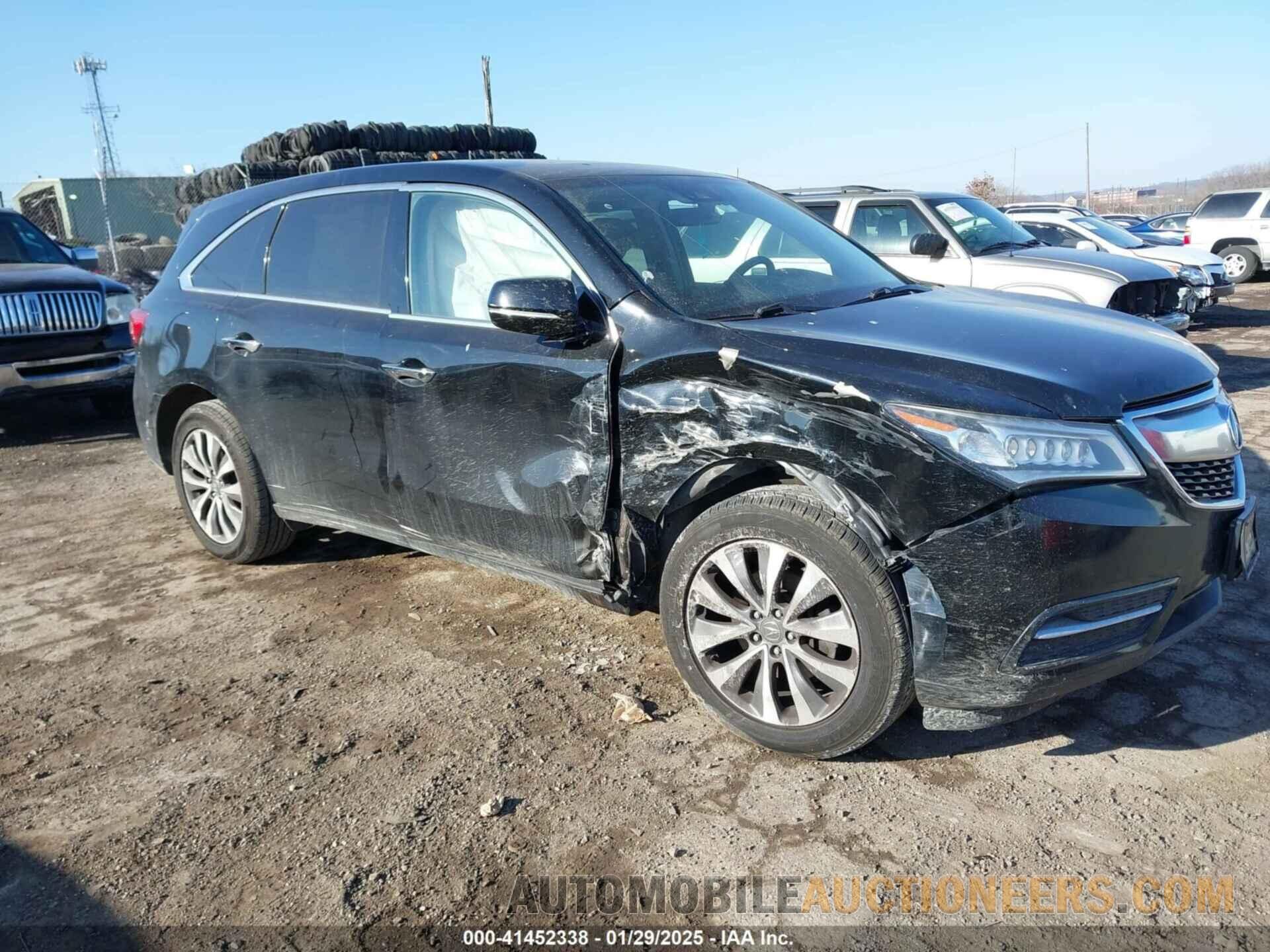 5FRYD4H45GB020731 ACURA MDX 2016