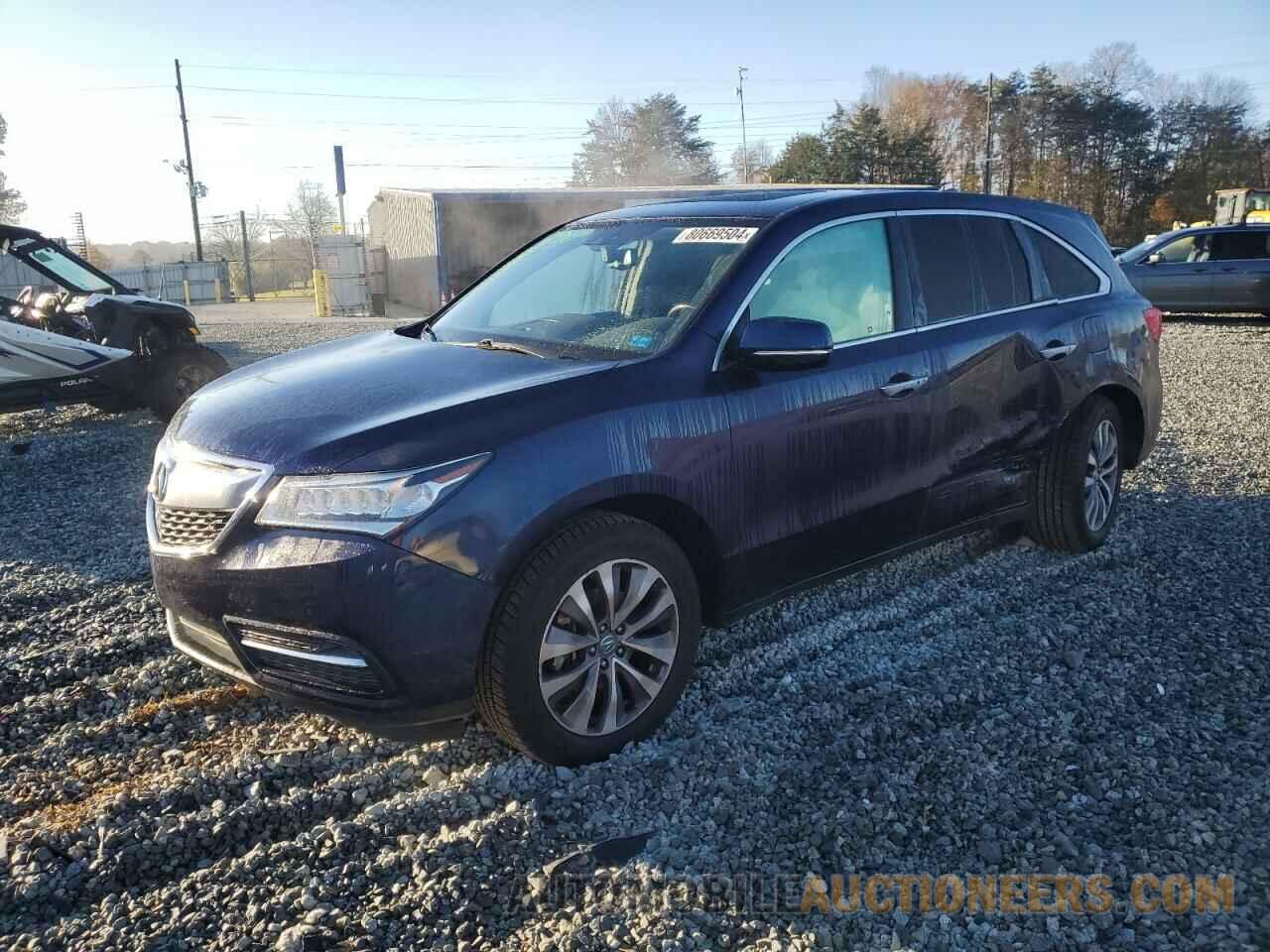 5FRYD4H4XEB012864 ACURA MDX 2014