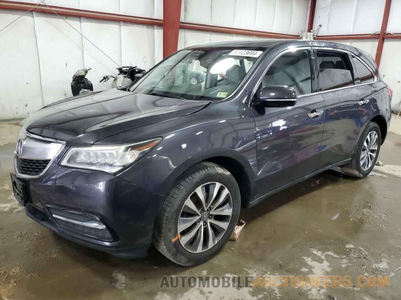 5FRYD4H4XGB046144 ACURA MDX 2016