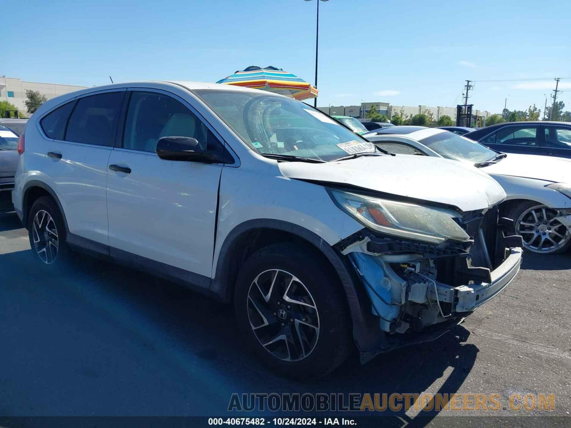 5J6RM3H47GL006319 HONDA CR-V 2016