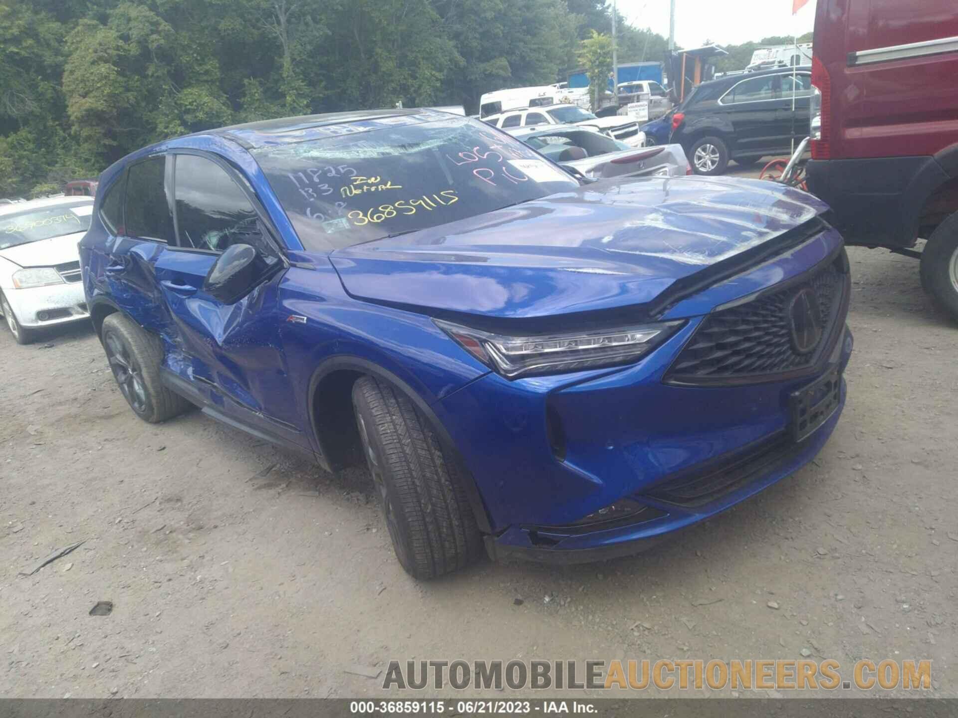 5J8YE1H05NL003286 ACURA MDX 2022