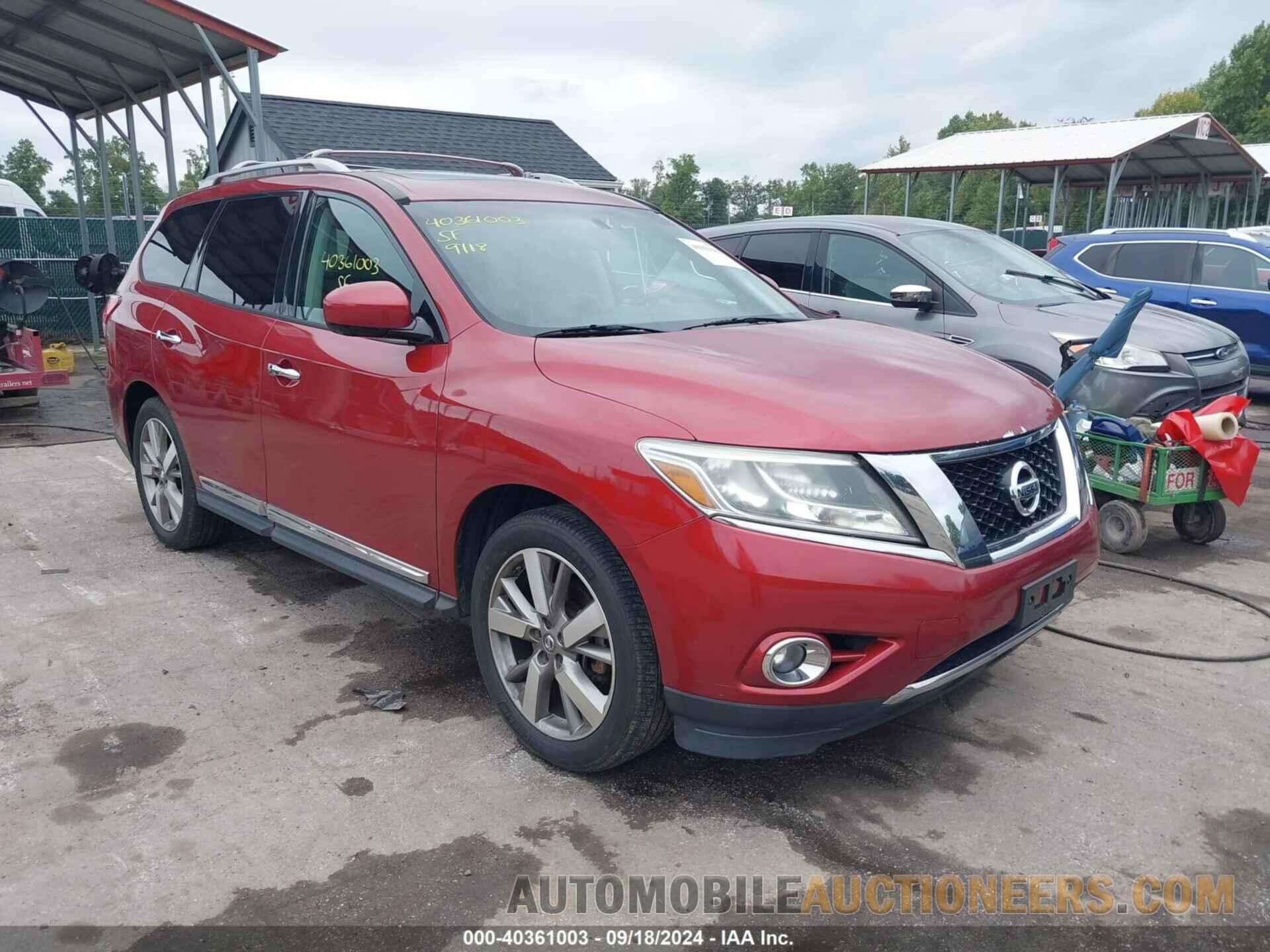 5N1AR2MM2DC619511 NISSAN PATHFINDER 2013