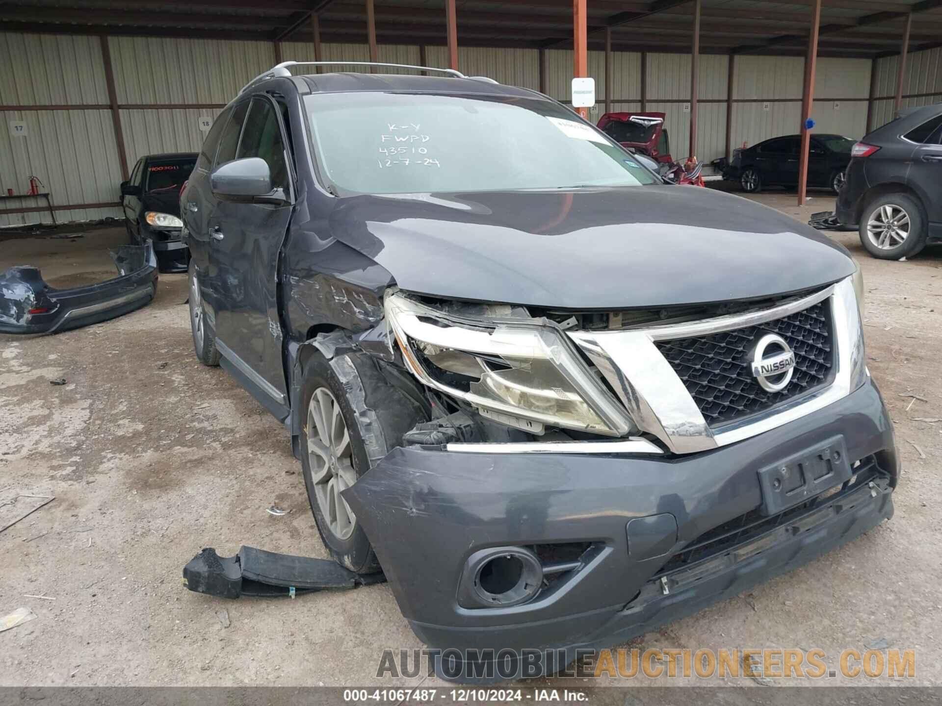 5N1AR2MN3EC609306 NISSAN PATHFINDER 2014