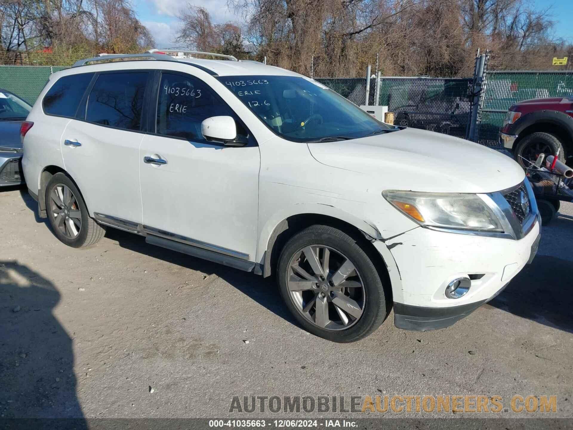 5N1AR2MN6DC604955 NISSAN PATHFINDER 2013