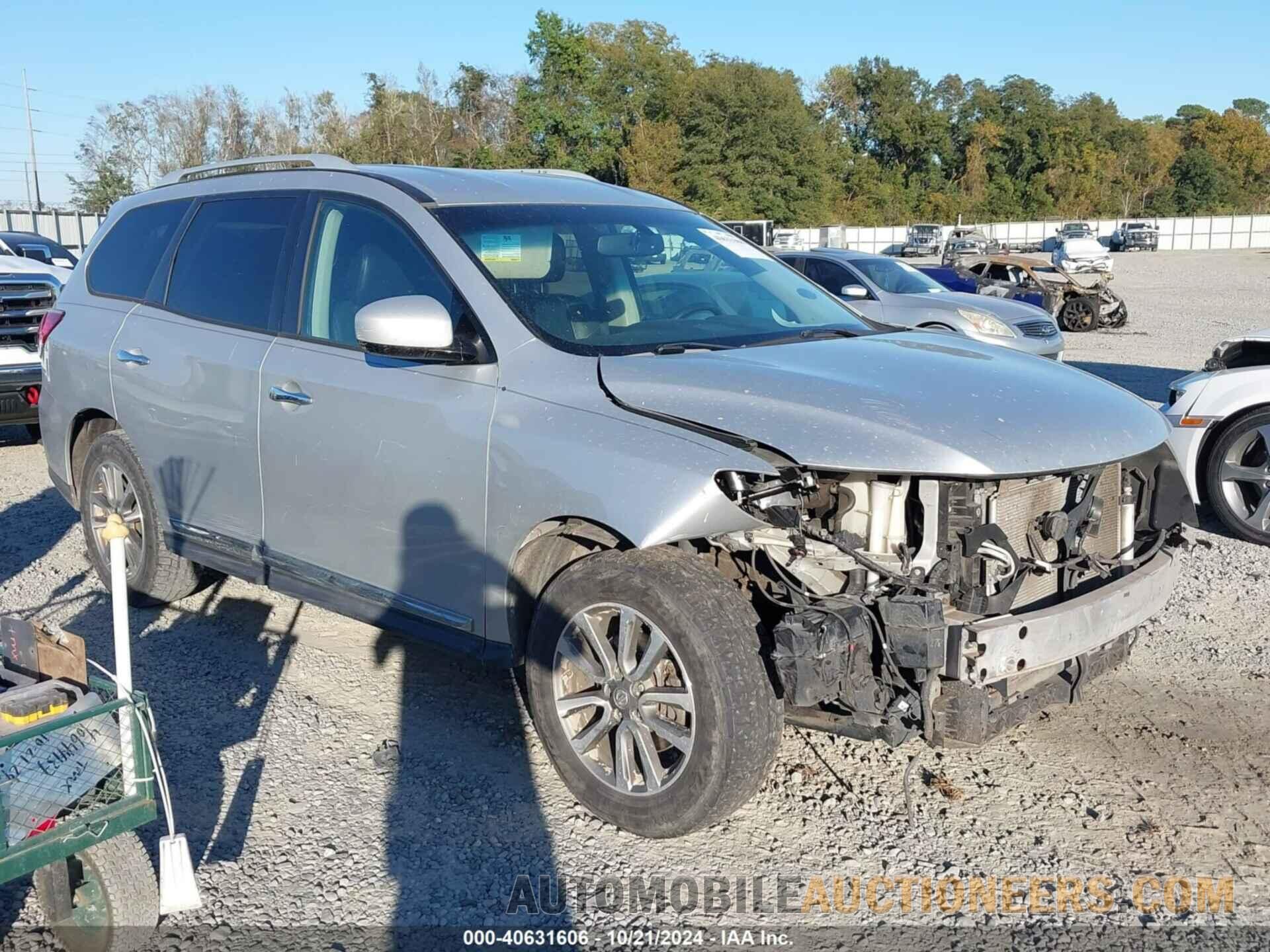 5N1AR2MN8DC652764 NISSAN PATHFINDER 2013