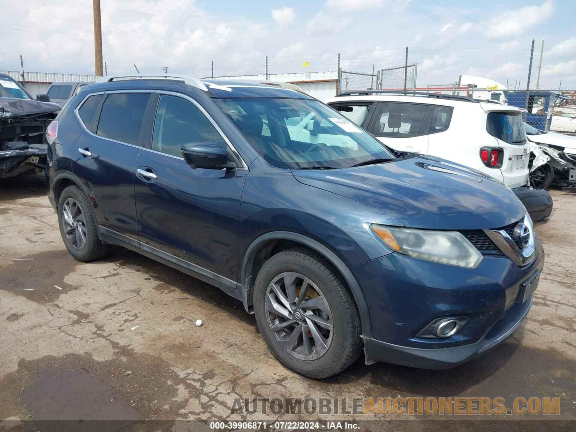 5N1AT2MT7GC840809 NISSAN ROGUE 2016