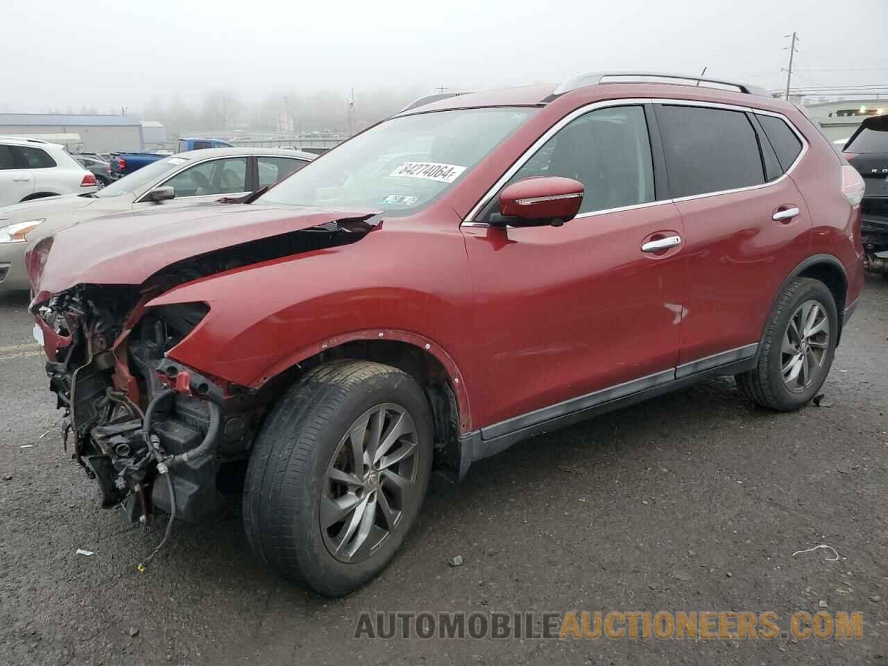 5N1AT2MTXFC908096 NISSAN ROGUE 2015