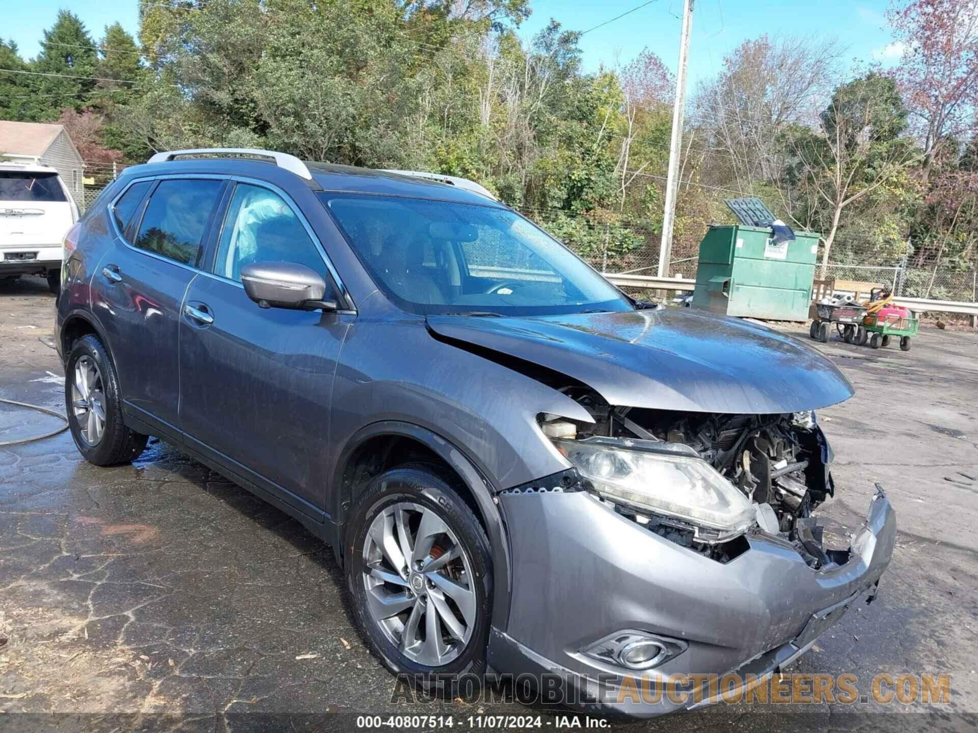 5N1AT2MV0FC774684 NISSAN ROGUE 2015