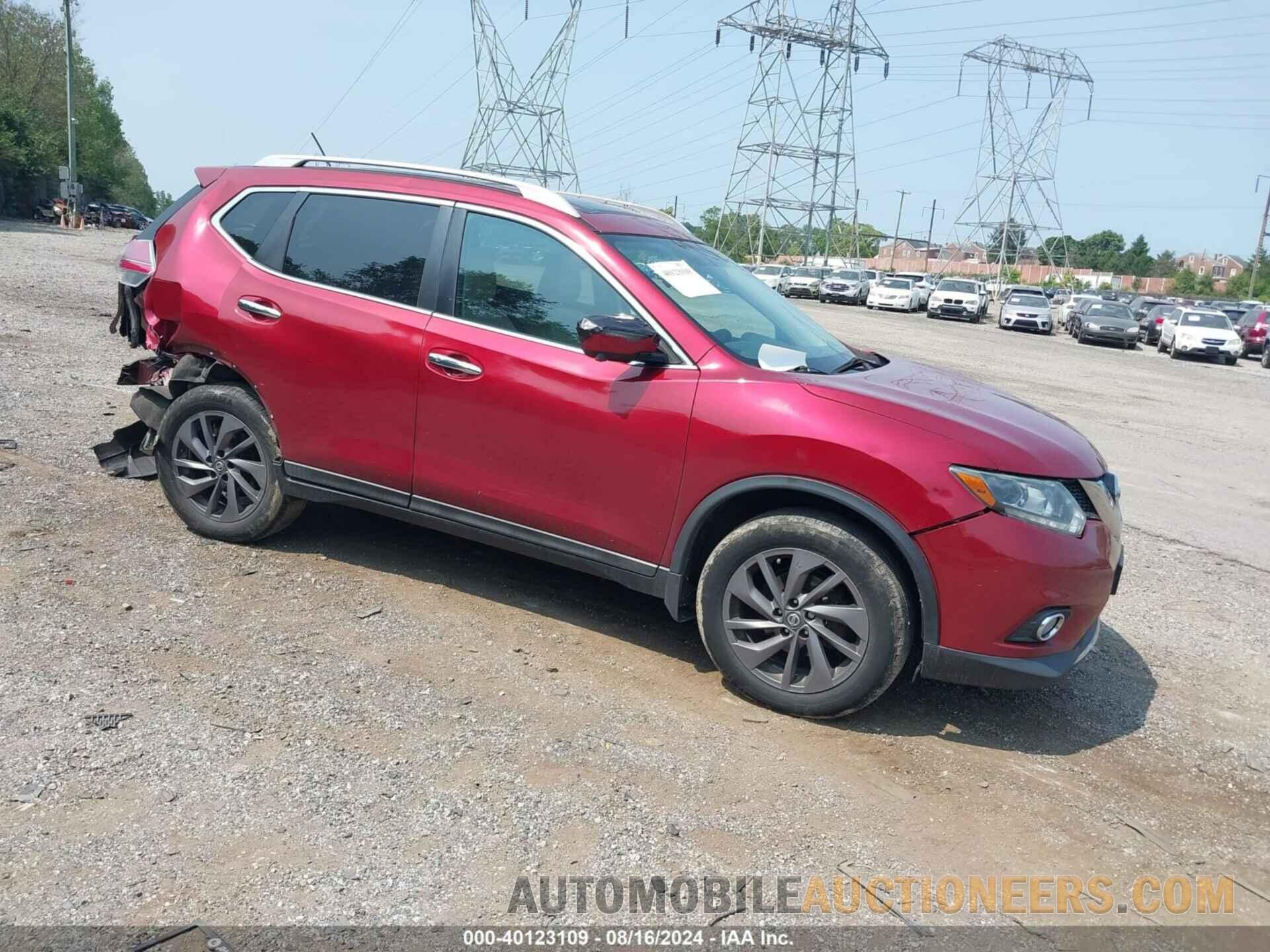 5N1AT2MV1GC843612 NISSAN ROGUE 2016