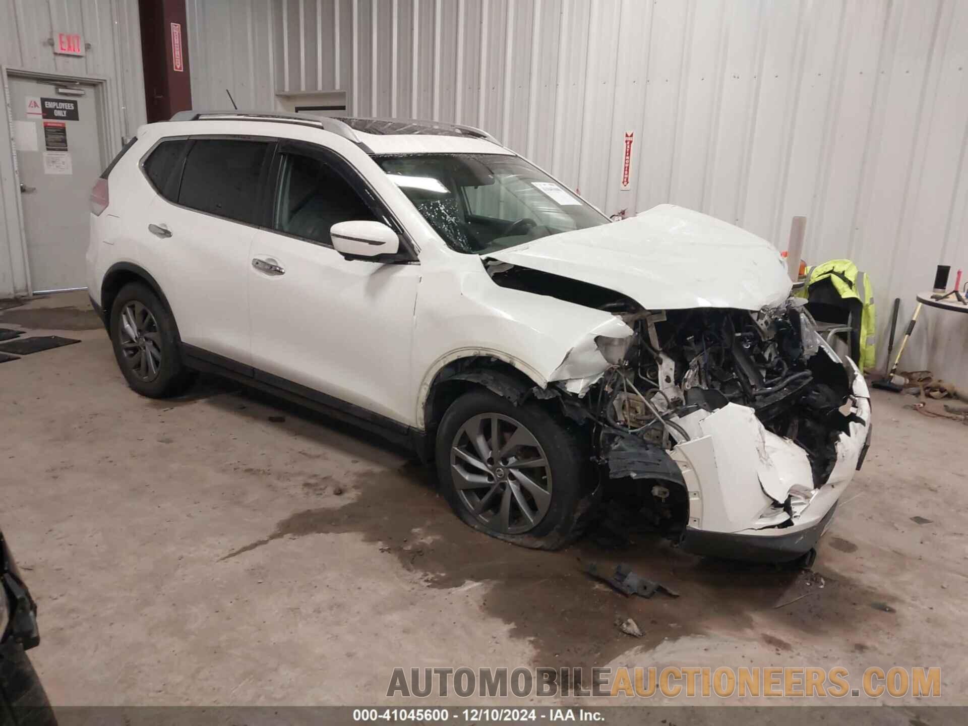 5N1AT2MV2GC754244 NISSAN ROGUE 2016