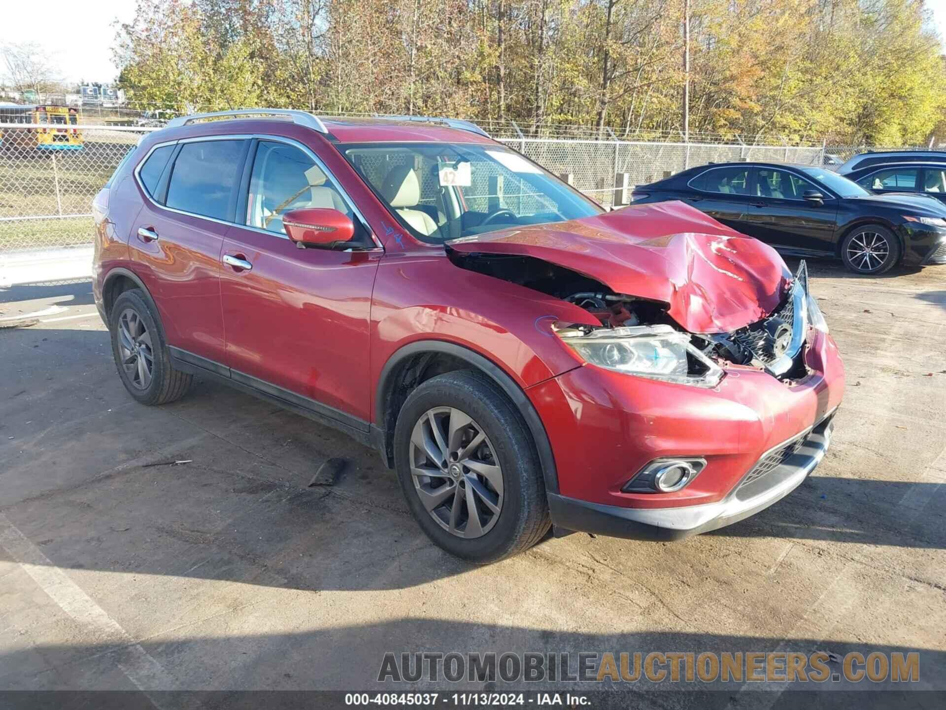 5N1AT2MV2GC756320 NISSAN ROGUE 2016