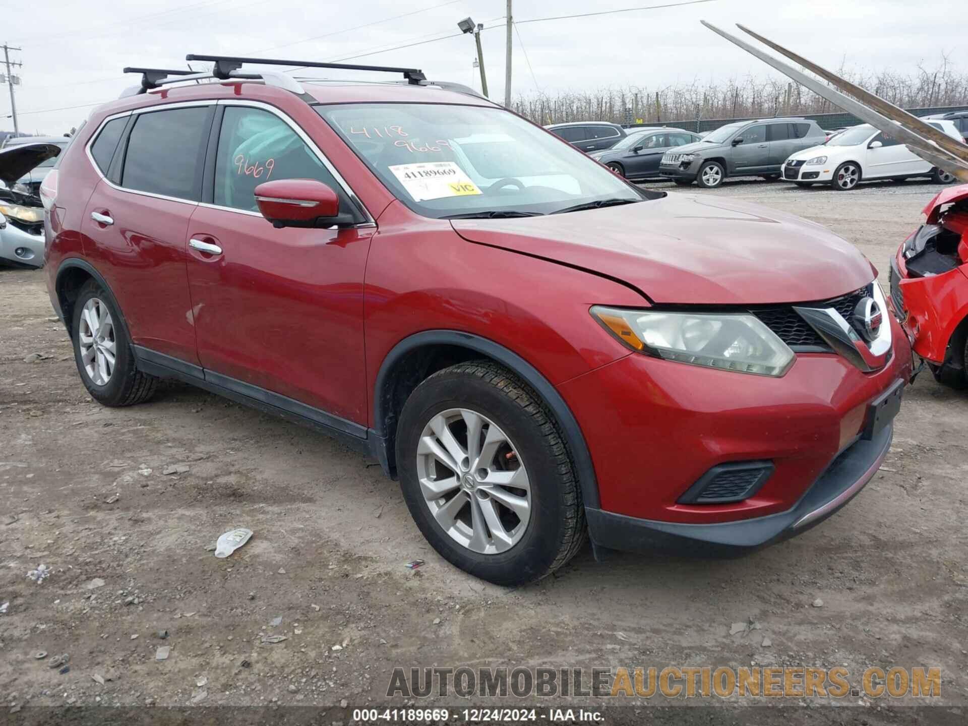 5N1AT2MV4FC829220 NISSAN ROGUE 2015